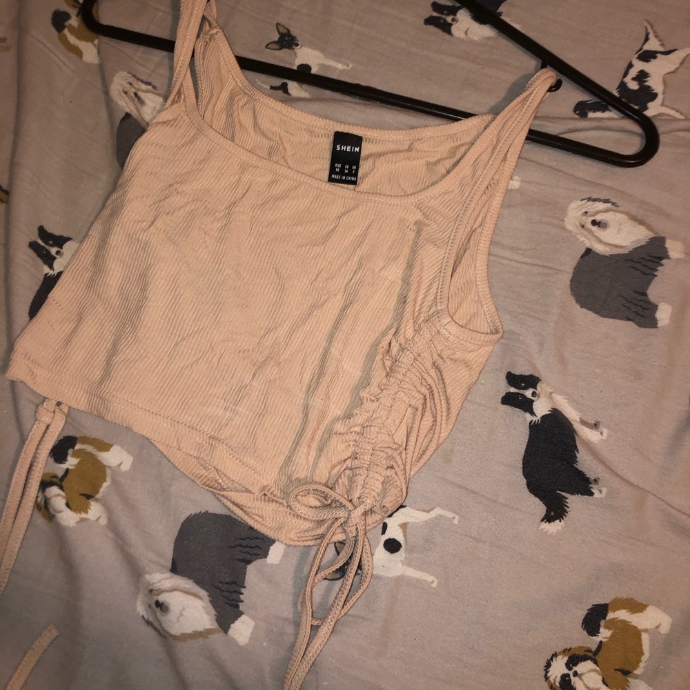 side tie tank top